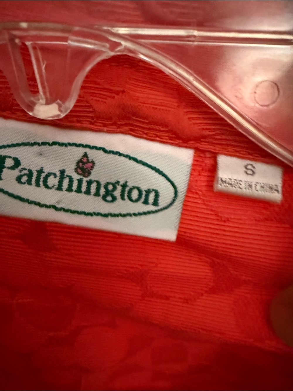 Patchington Red Textured Jacquard S Jacket Blazer Coastal Grandmother - Picture 6 of 7